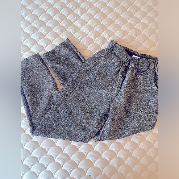 Mango Pants - Sparkle Mango pull on pants women’s small